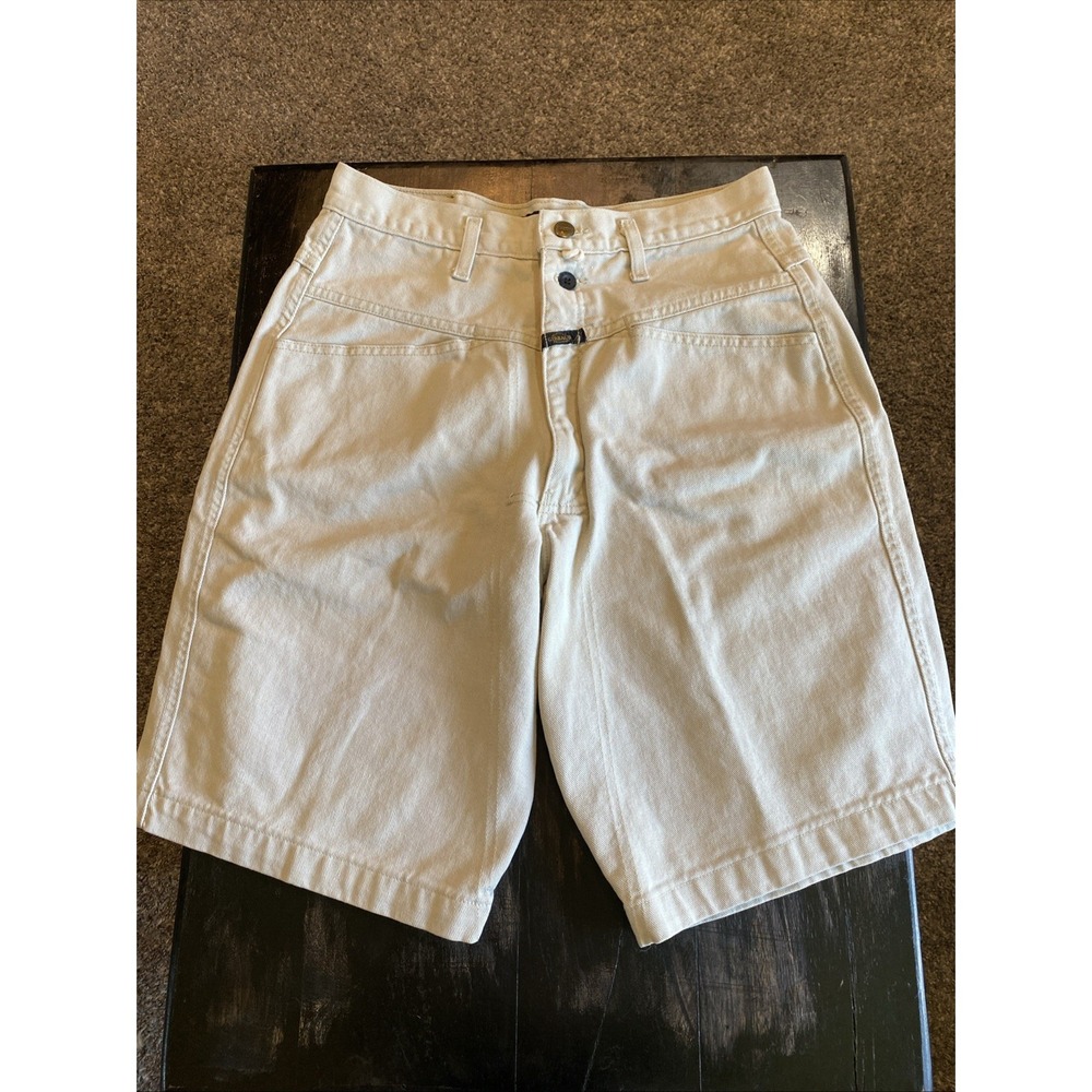 Vtg 90s Marithe Francois Girbaud Mens 30 Baggy Denim Jean Shorts Khaki Jorts